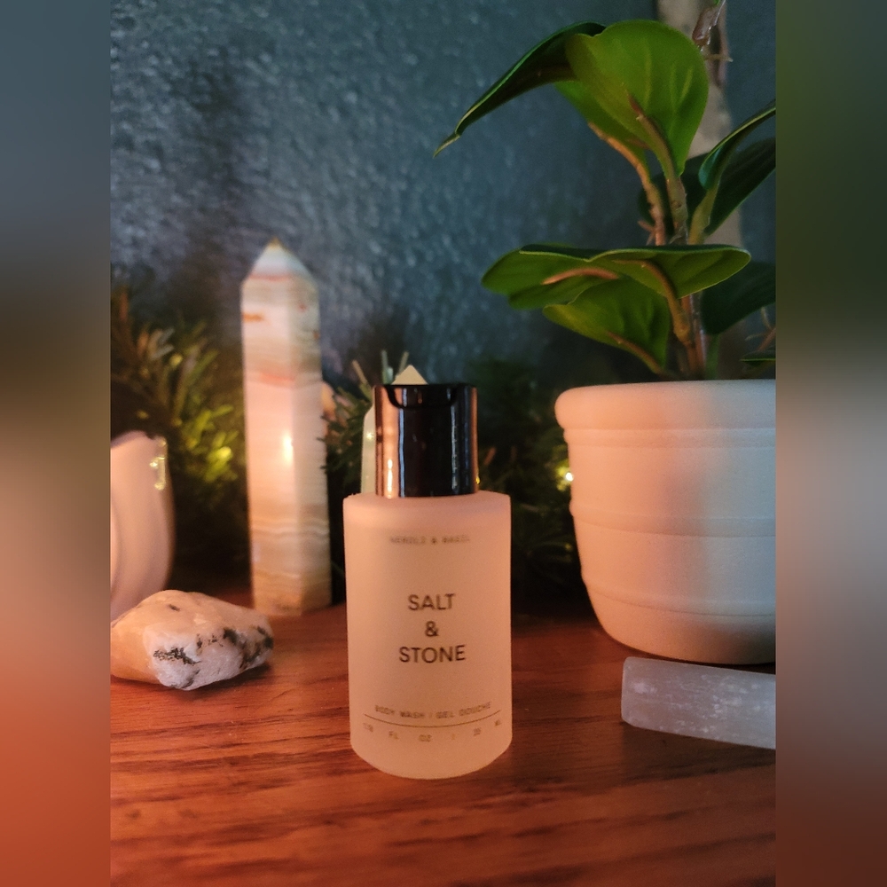 Salt & Stone Neroli & Basil Body Wash - Mini